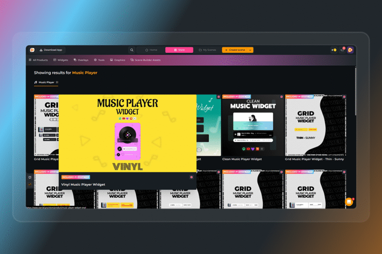 Music Player Widgets - OWN3D.PRO Streaming Tool