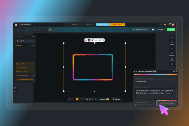 Free AI Webcam Frame Generator | Custom Stream Frames