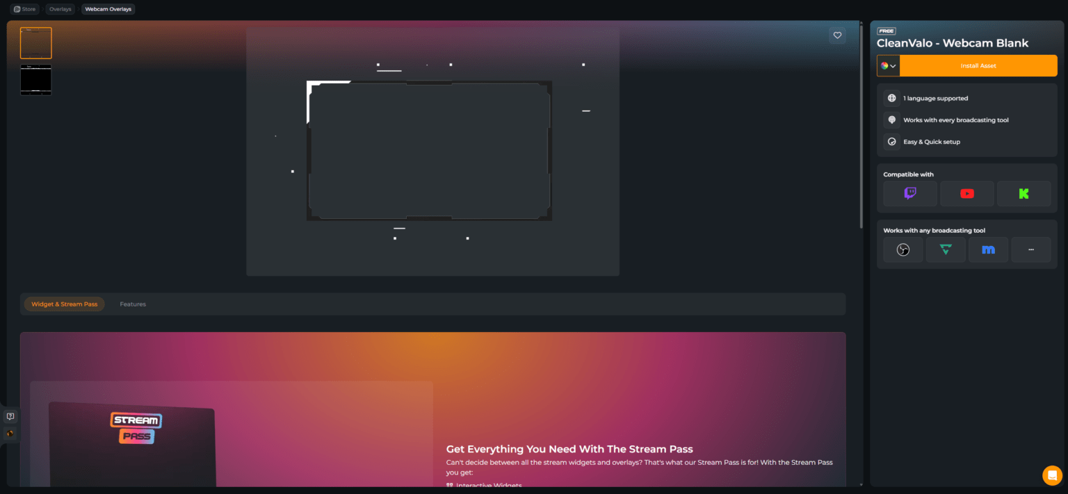 4 Camera Overlay Free & Premium Animated Webcam Overlays | Stand Out Now