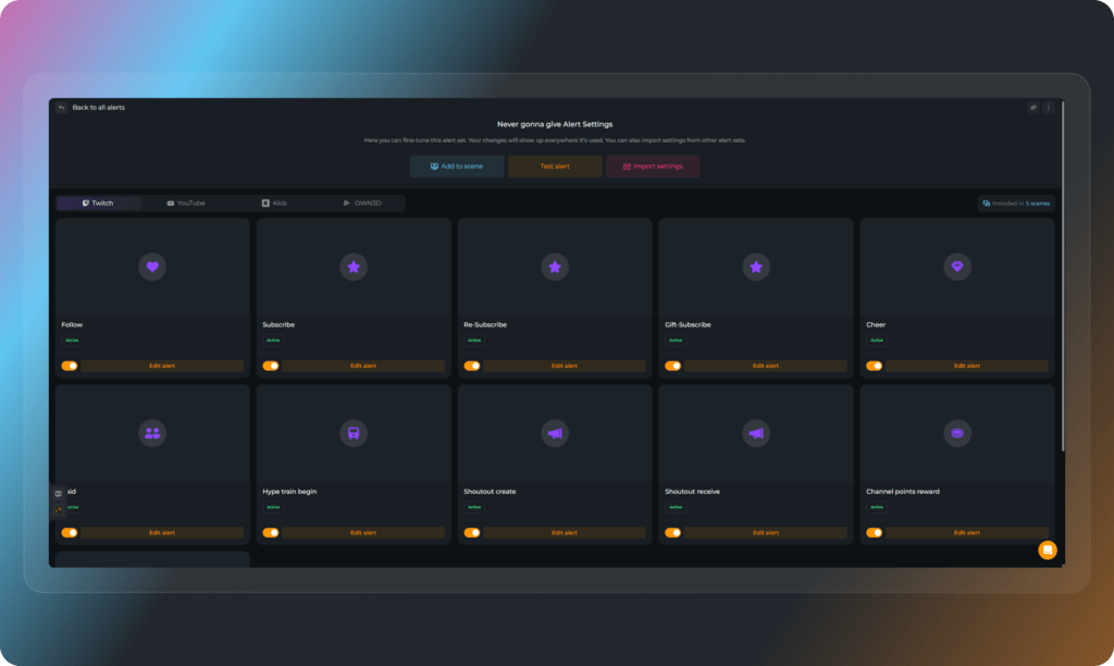 Tank Stream Alert Free Stream Alerts for Twitch, YouTube, Kick | Instant Setup