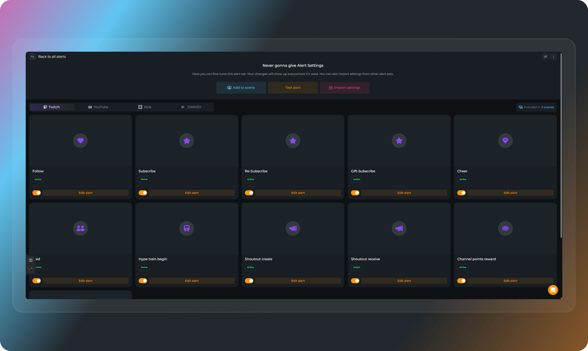 Stream Notifications Free Stream Alerts for Twitch, YouTube, Kick | Instant Setup
