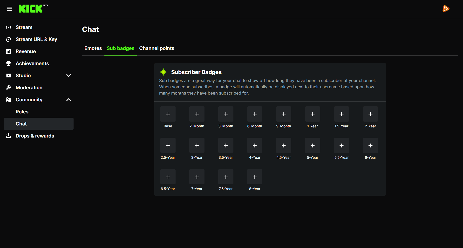 Premium Kick Sub Badges for Streamers | Unlimited* Downloads