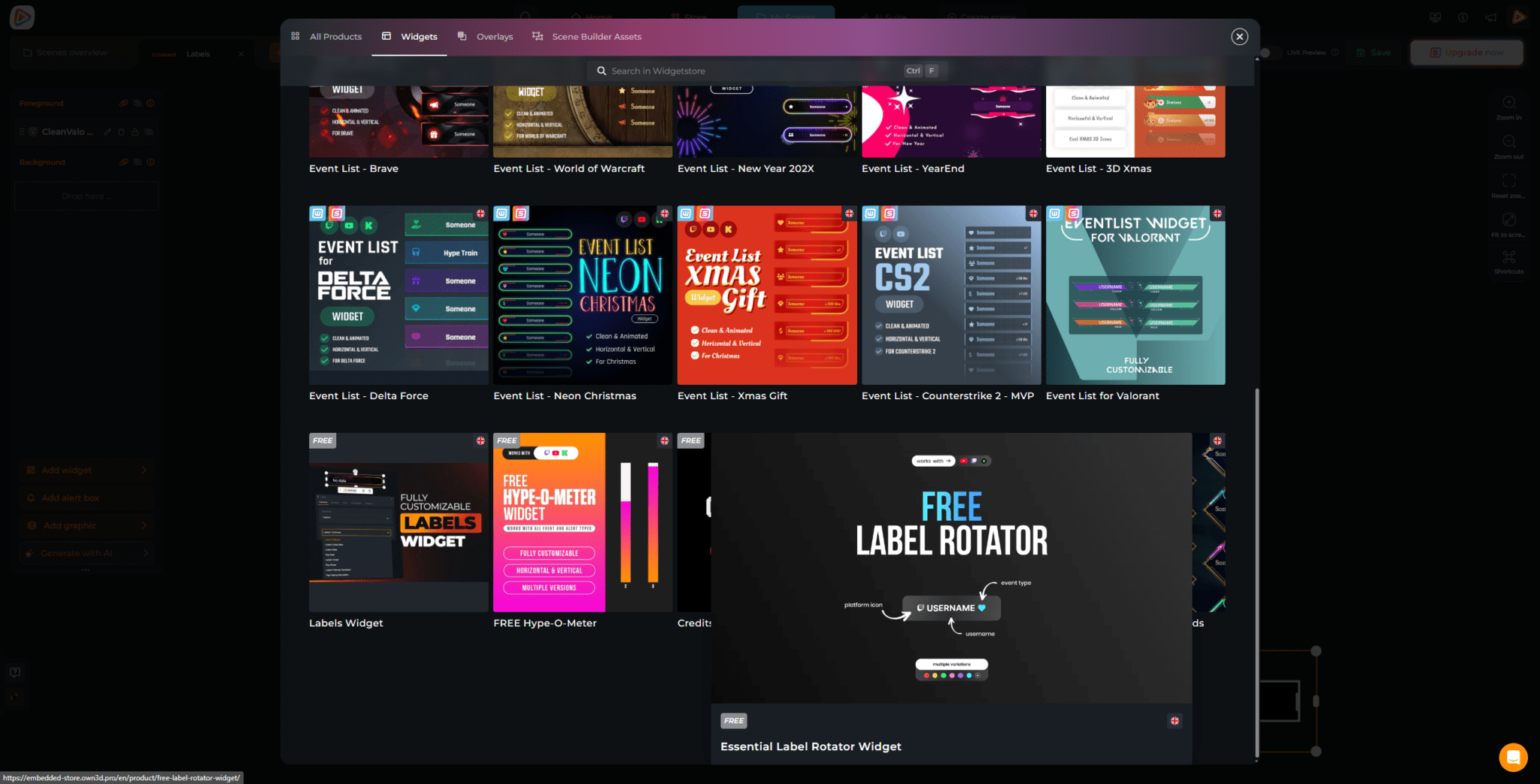 Stream Labels for Twitch, YouTube & Kick | Highlight Supporters